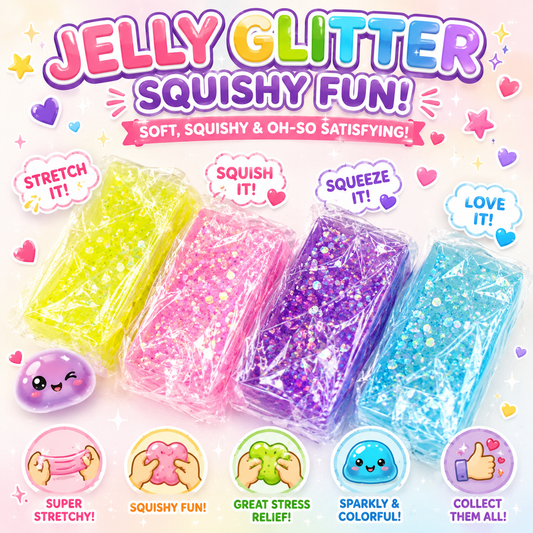 CUBE GLITTER SQUISHY
