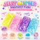 (7) CUBE GLITTER SQUISHY