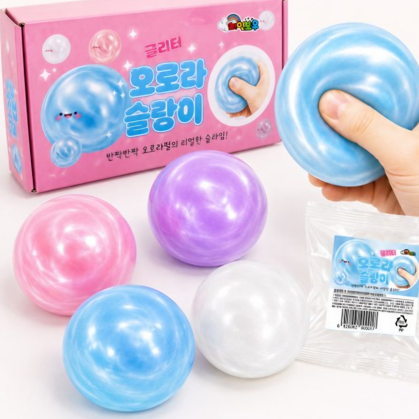 AURORA GLITTER SQUISHY