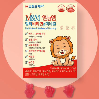 M&M MULTI VITAMIN MINERAL GUMMY