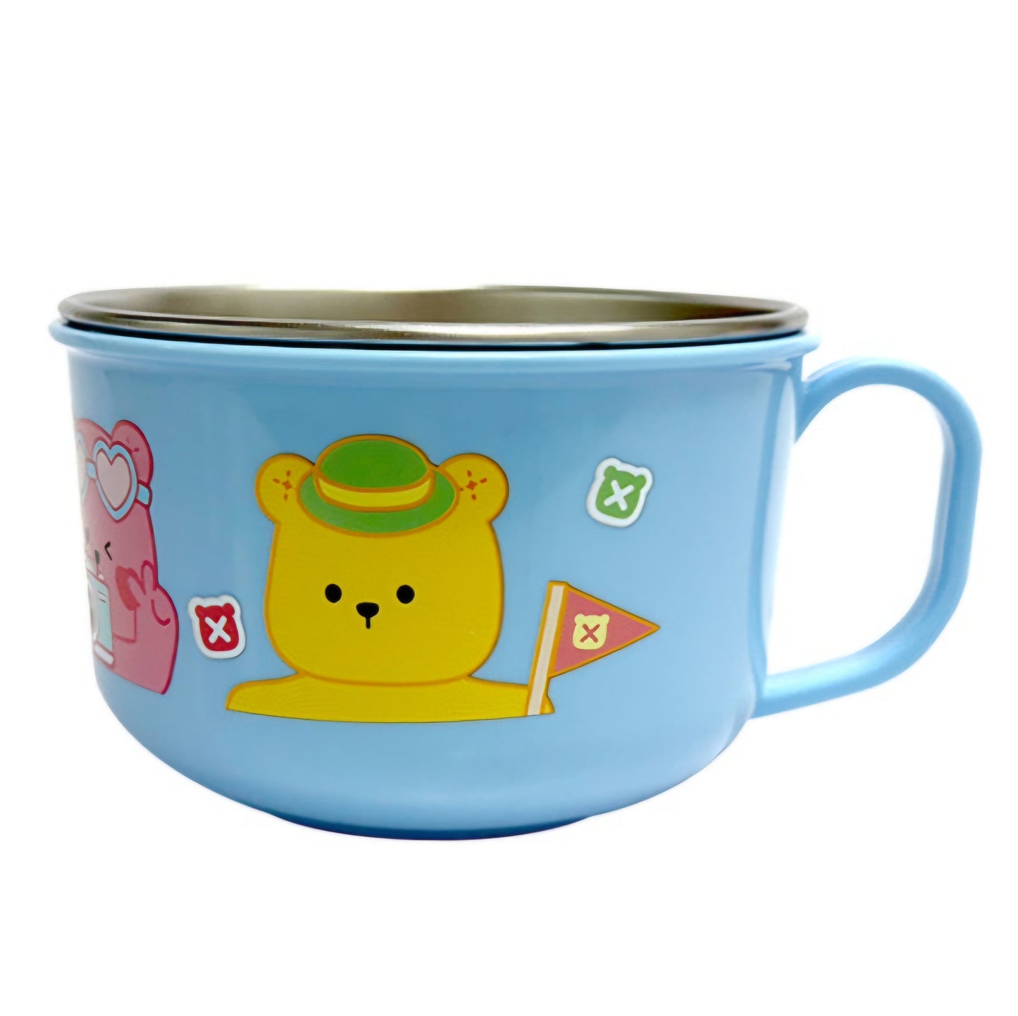 COTTON BEAR STAINLESS BOWL