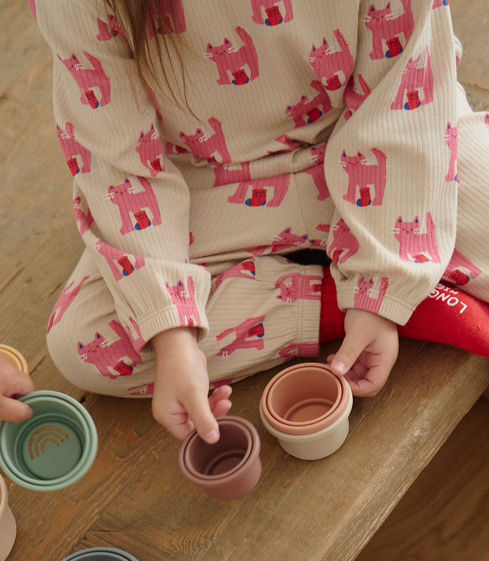 [PREORDER] FOUR RABBIT MODAL RIBBED SET