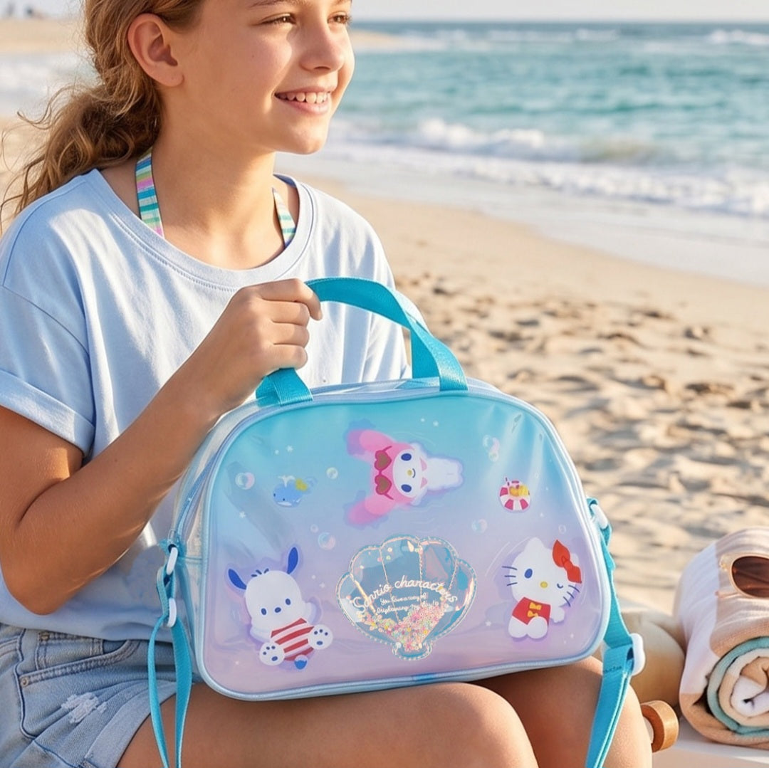 SR GLITTER SWIM BEACH BAG