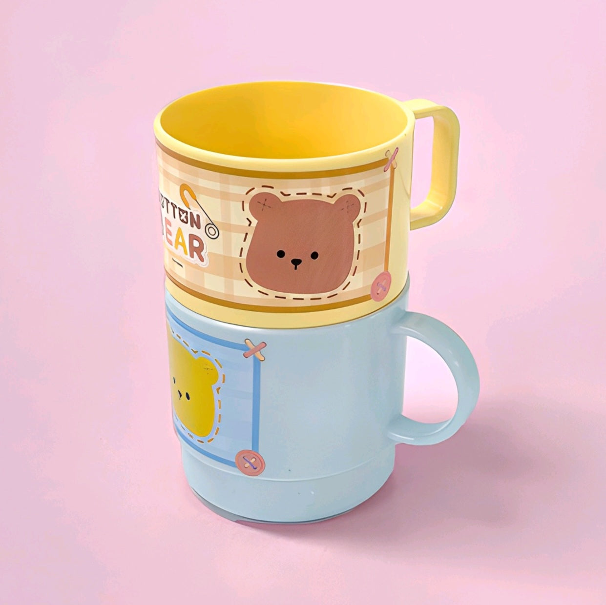 COTTON BEAR 2PC CUP SET