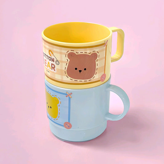 COTTON BEAR 2PC CUP SET