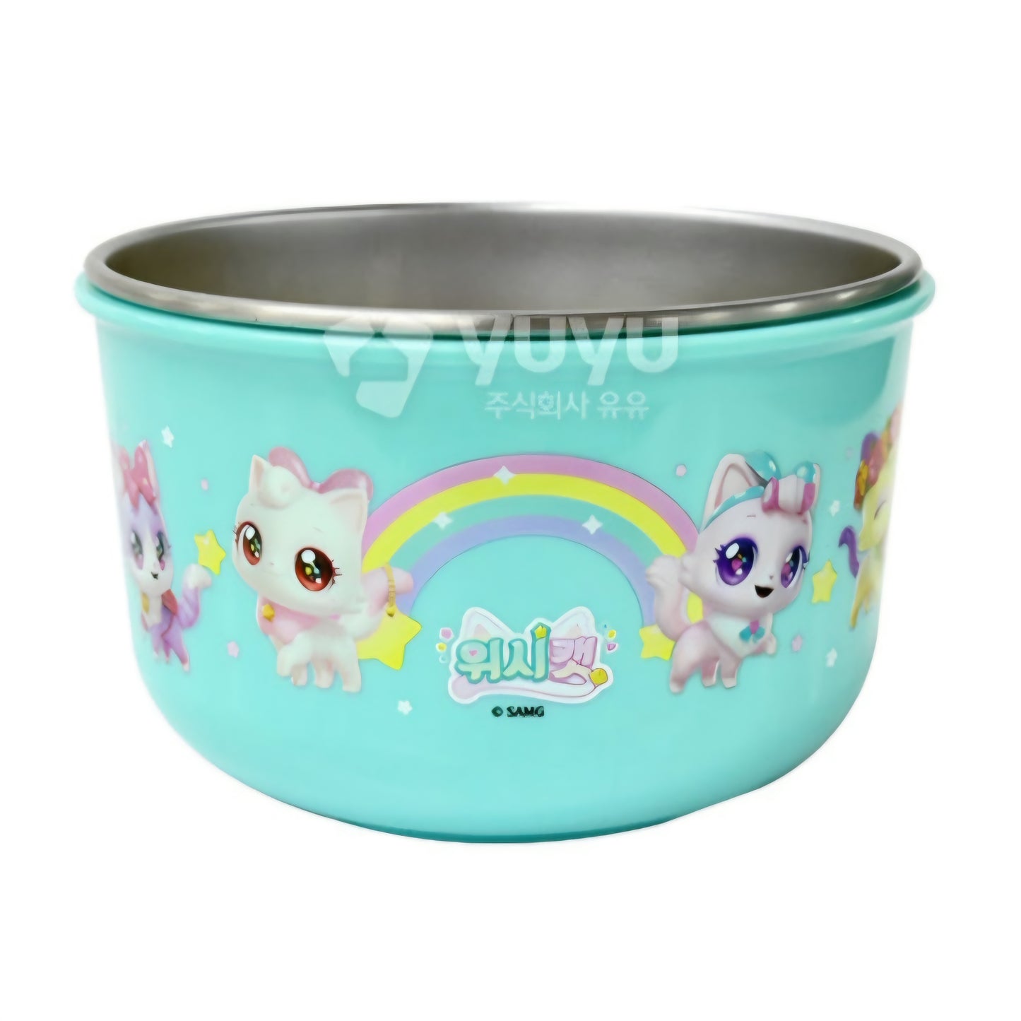 WISH CAT STAINLESS BOWL