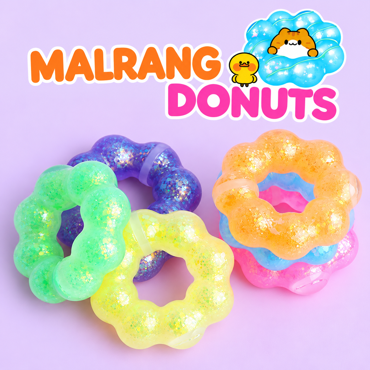 (7) MALLANG MOCHI DONUT SQUISHY