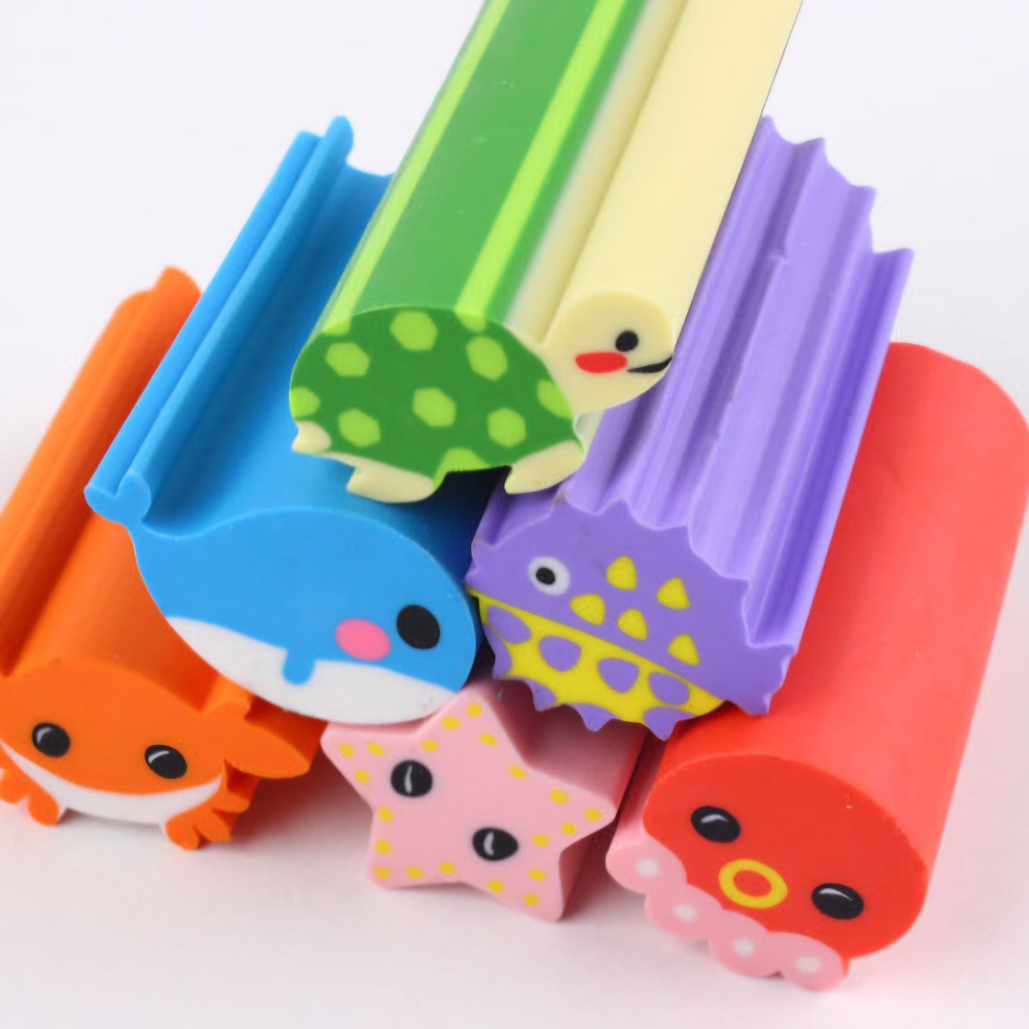 MARINE LIFE ERASER SET