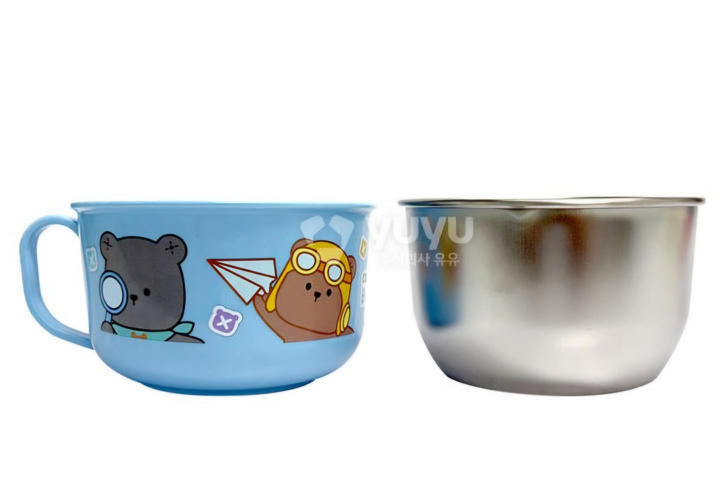 COTTON BEAR STAINLESS BOWL