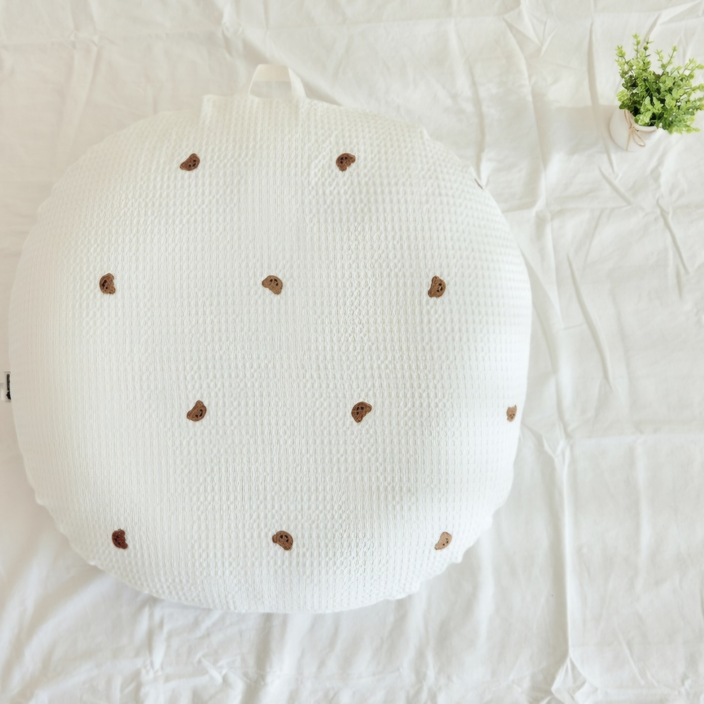 TEDDY WAFFLE AIR MESH BABY CUSHION