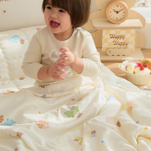 LOVE DINO MODAL COTTON BLANKET