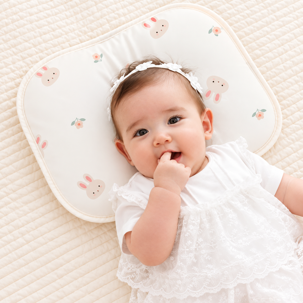 MINI RABBIT INFANT PILLOW