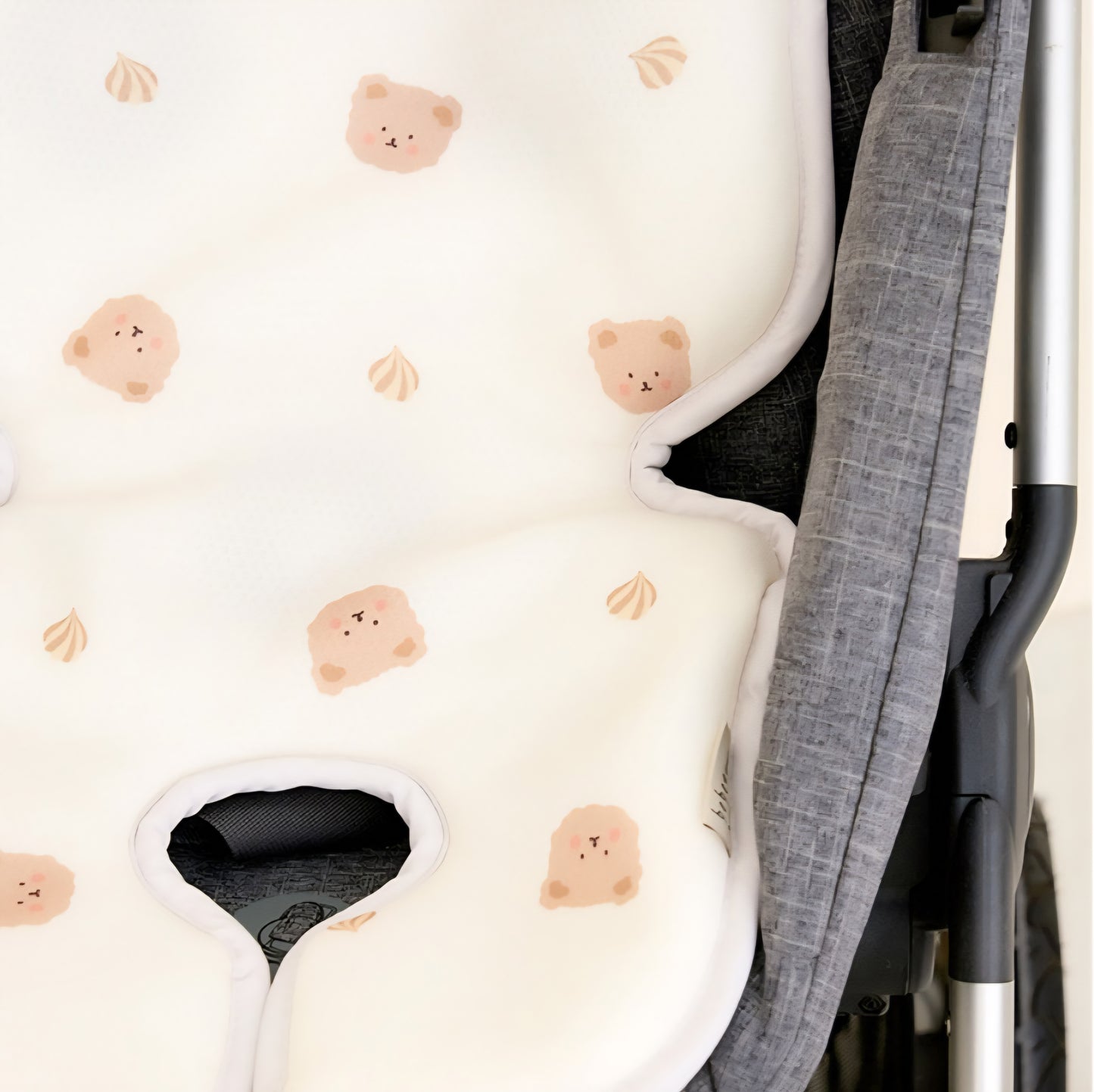 BEBENUVO FAN LINER CREAM BEAR