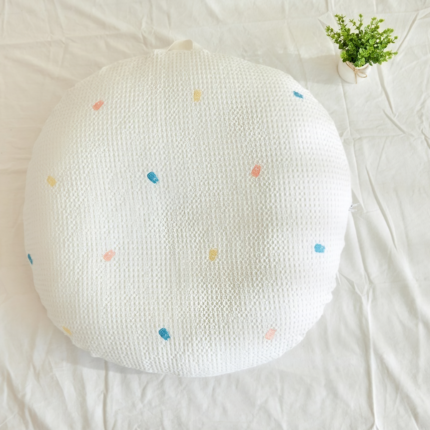 JELLY BEAR WAFFLE AIR MESH BABY CUSHION