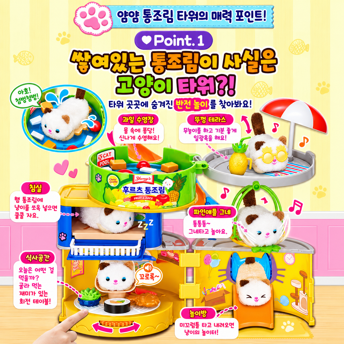 YUM YUM CAT TOWER