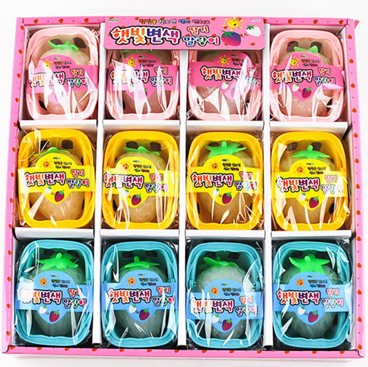 COLOR CHANGE STRAWBERRY SQUISHY RANDOM 2PK