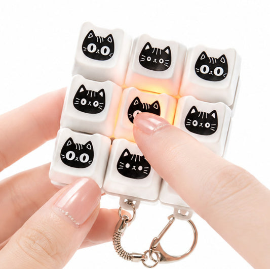LED KITTY 9-KEYCAP