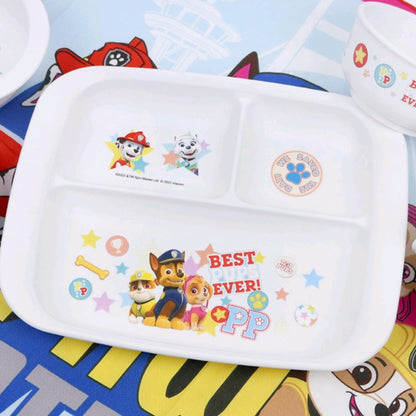 PAW PATROL 3 SECTION PLATE