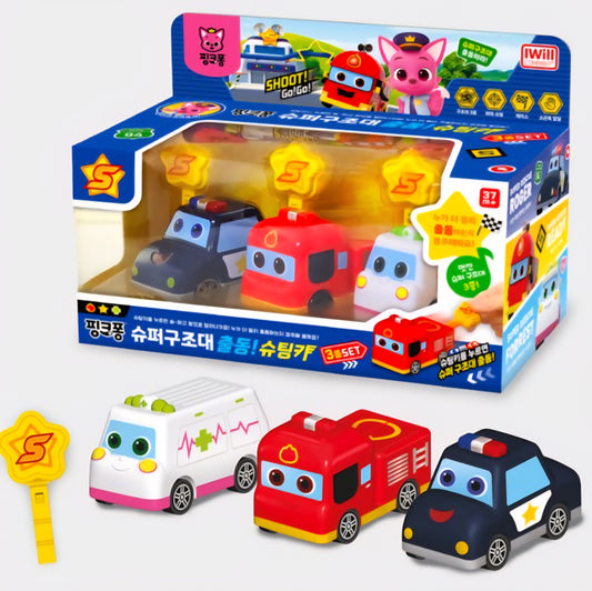 PINKFONG SHOOTING CAR SET