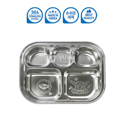 HELLO CARBOT STAINLESS PLATE