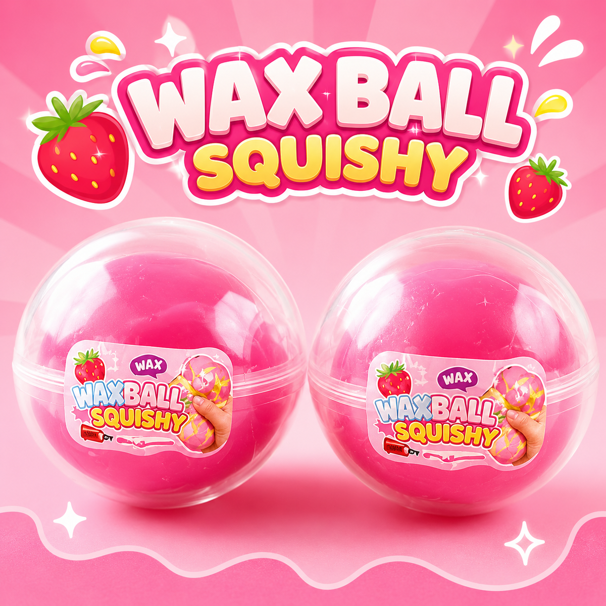 BIG STRAWBERRY WAX BALL