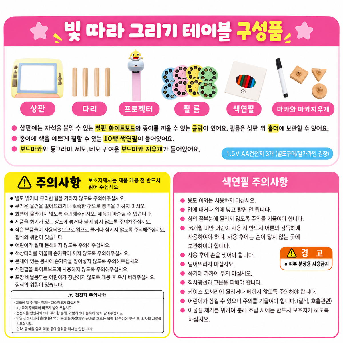 [PICK UP ONLY] BABY SHARK LIGHT UP TRACING TABLE