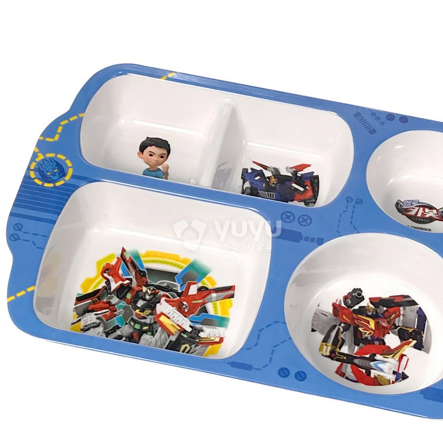 HELLO CARBOT 5 SECTION PLATE