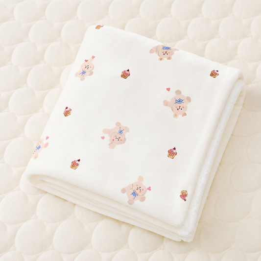 CUPCAKE BUNNY DOUBLE BLANKET
