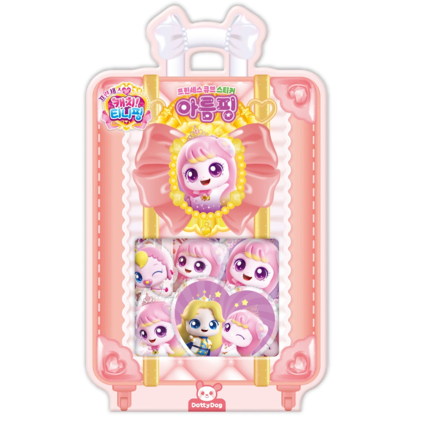 PRINCESS TEENIEPING CUBE STICKER 아름핑