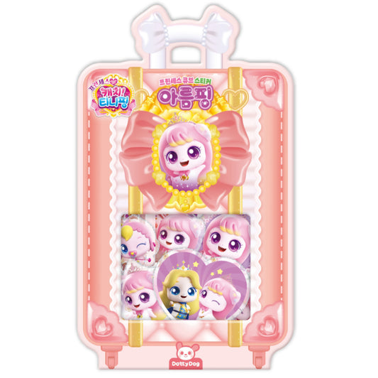 PRINCESS TEENIEPING CUBE STICKER 아름핑