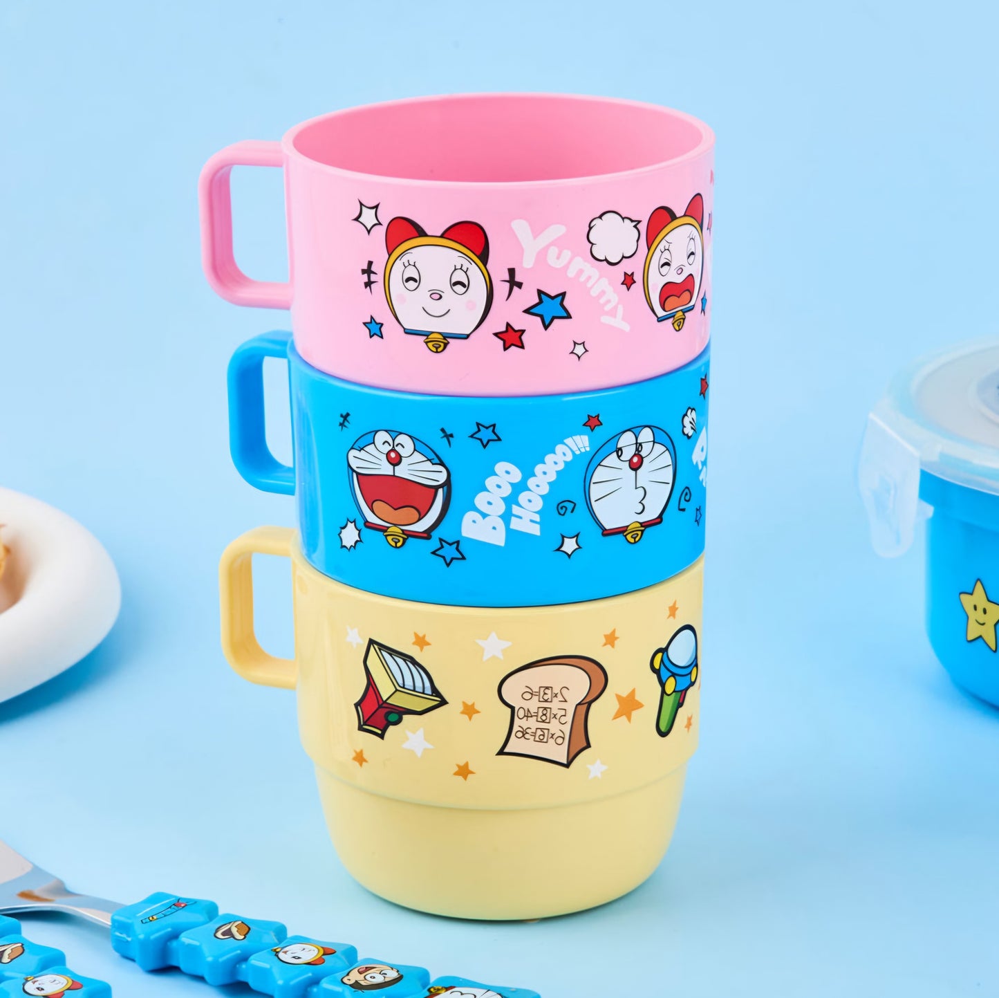 DORAEMON 3PC CUP SET