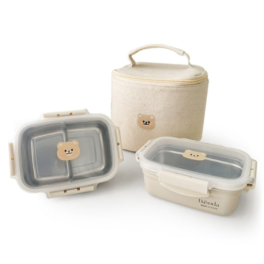 CUTIE BEAR STAINLESS BENTO