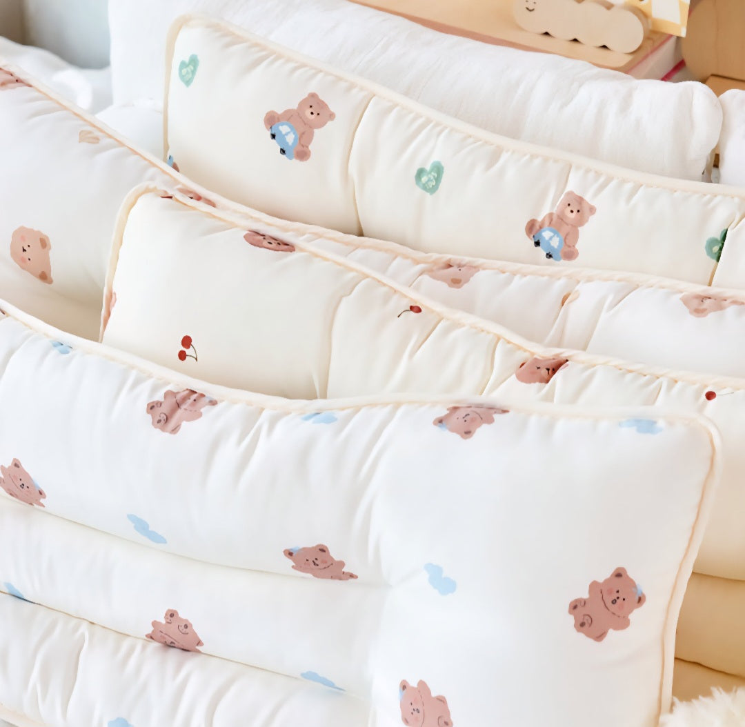 CHERRY BEAR WIDE PILLOW