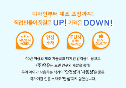 HELLO CARBOT 2 SECTION STAINLESS PLATE