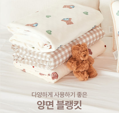 CINGCING BEAR DOUBLE BLANKET