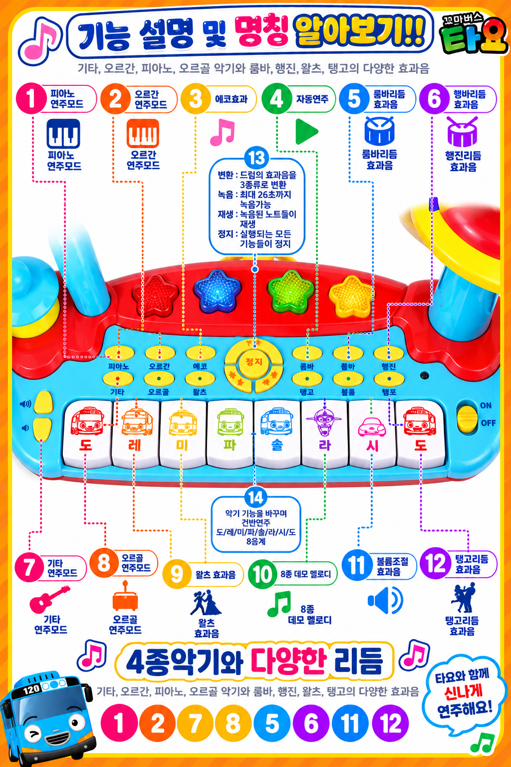 [PICK UP ONLY] TAYO MUSIC PLAY SET