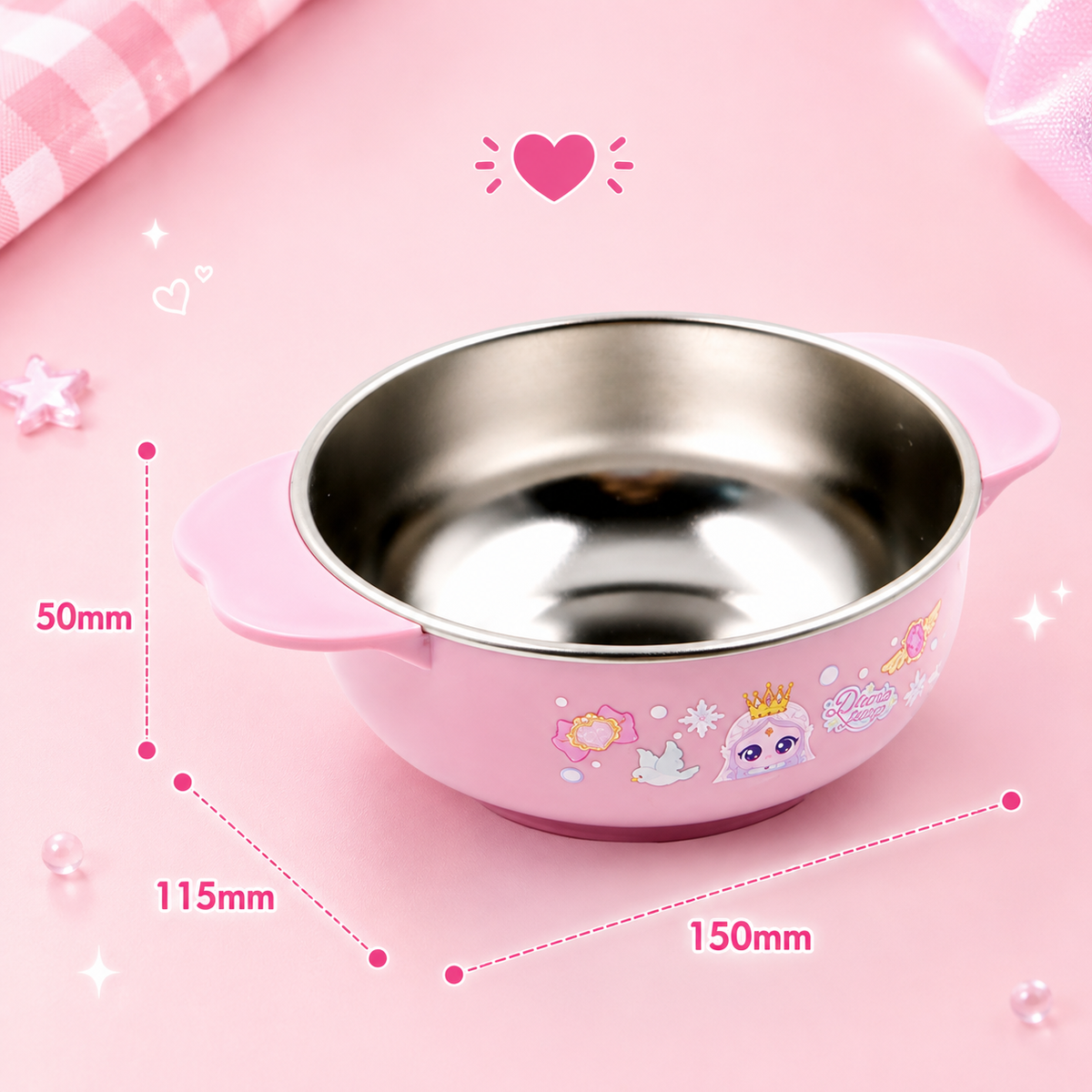TEENIEPING LEGEND PING STAINLESS BOWL
