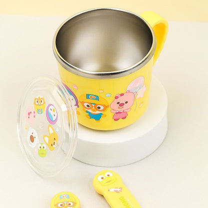 PORORO STAINLESS CUP WITH LID