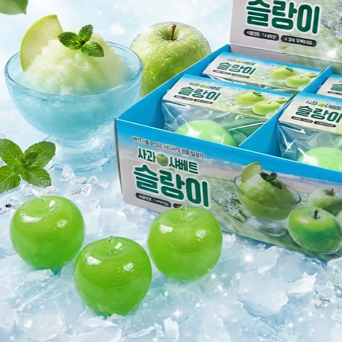 GREEN APPLE SHERBET SQUISHY