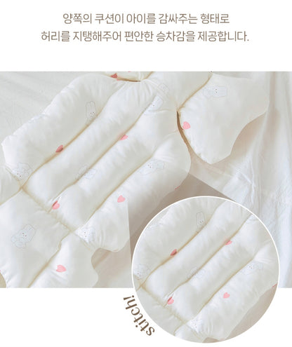 CREAM BEAR STROLLER PADDING SET