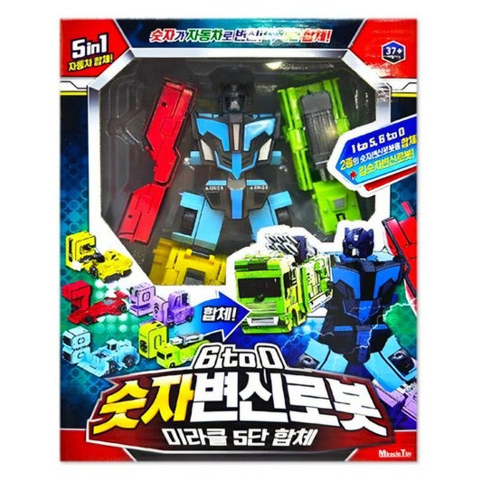 TRANSFORMING NUMBER MIRACLE ROBOT