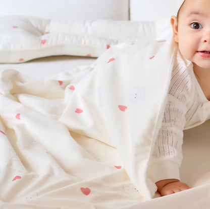 PINK BUNNY DOUBLE BLANKET