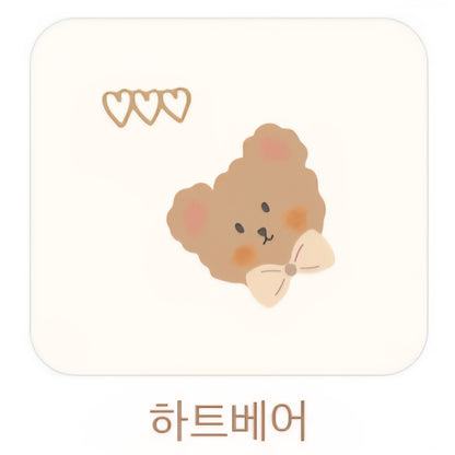 HEART BEAR MODAL COTTON BLANKET