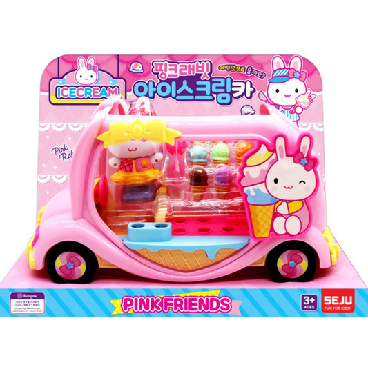 PINK RABBIT ICE CREAM CAR