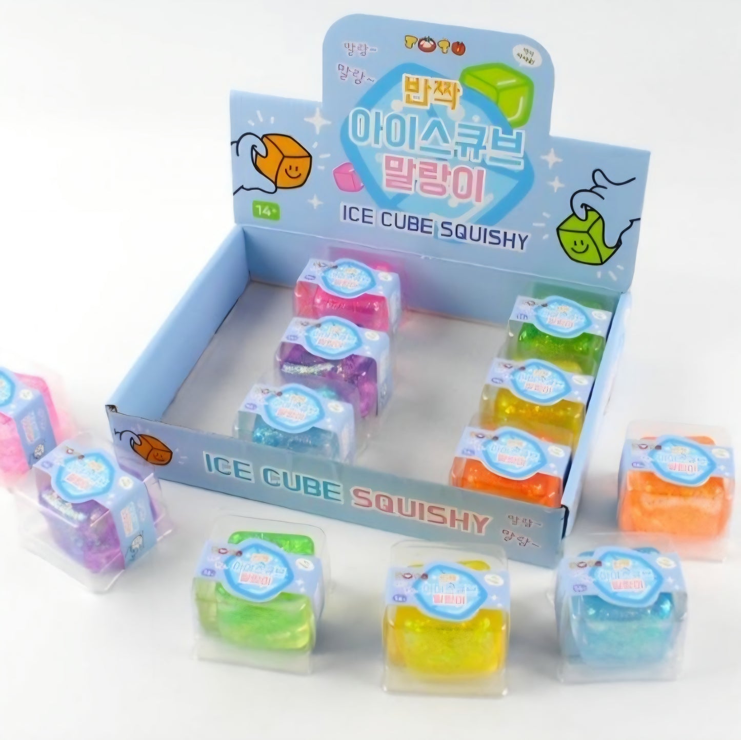 ICE CUBE GLITTER SQUISHY