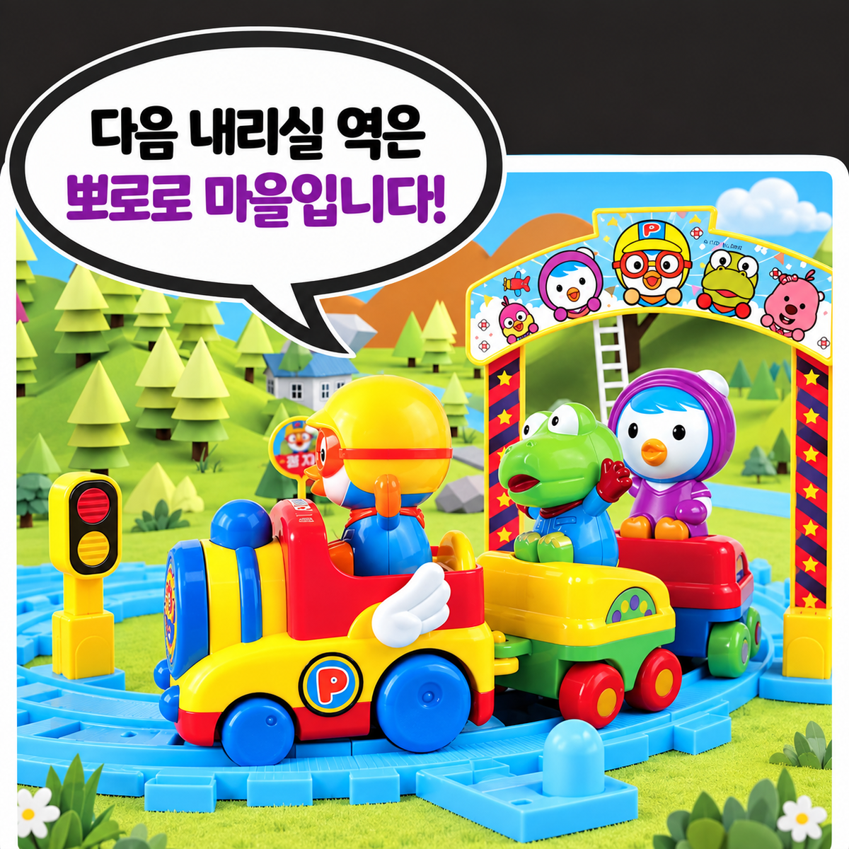PORORO TRAIN PLAY SET