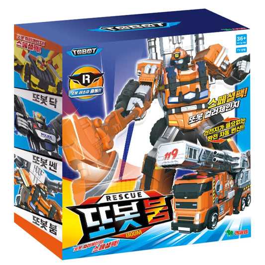 TOBOT V RESCUE BOOM