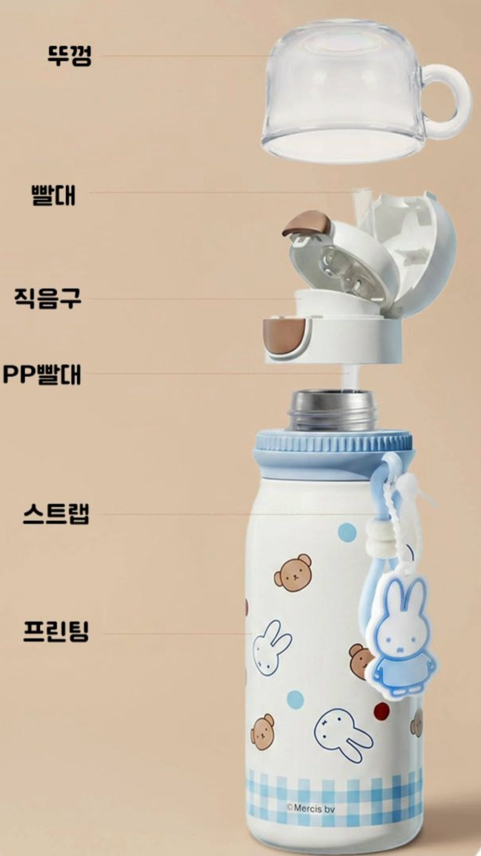 MIFFY STAINLESS TUMBLER 570ml