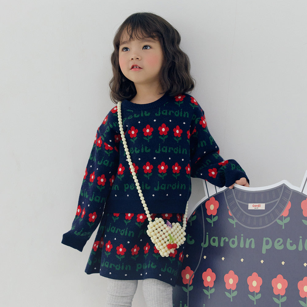 [PREORDER] PETIT JARDIN NAVY KNIT SET