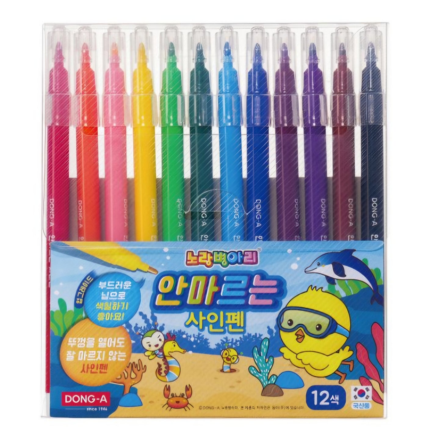 NO DRY 12 COLOR MARKERS